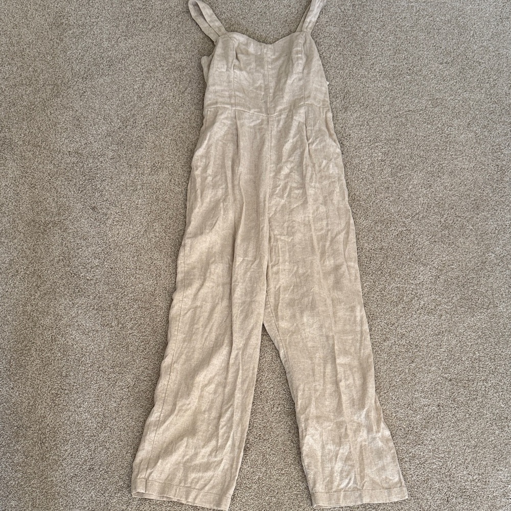 Old Navy Cream Jumpsuit